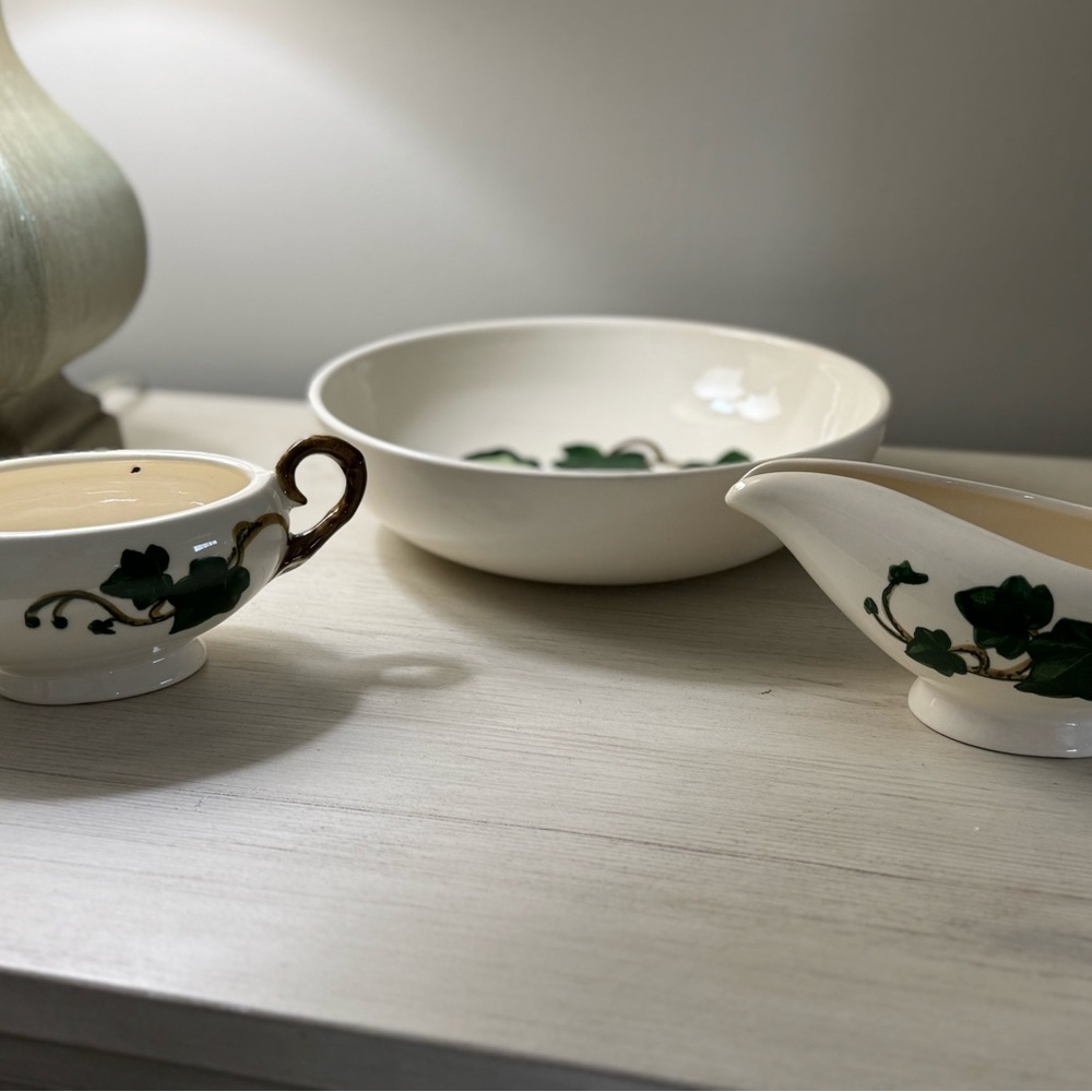 Vintage Original California Ivy Poppytrail Dinnerware Set
